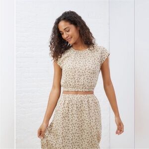 Upwest Cotton Floral Maxi set